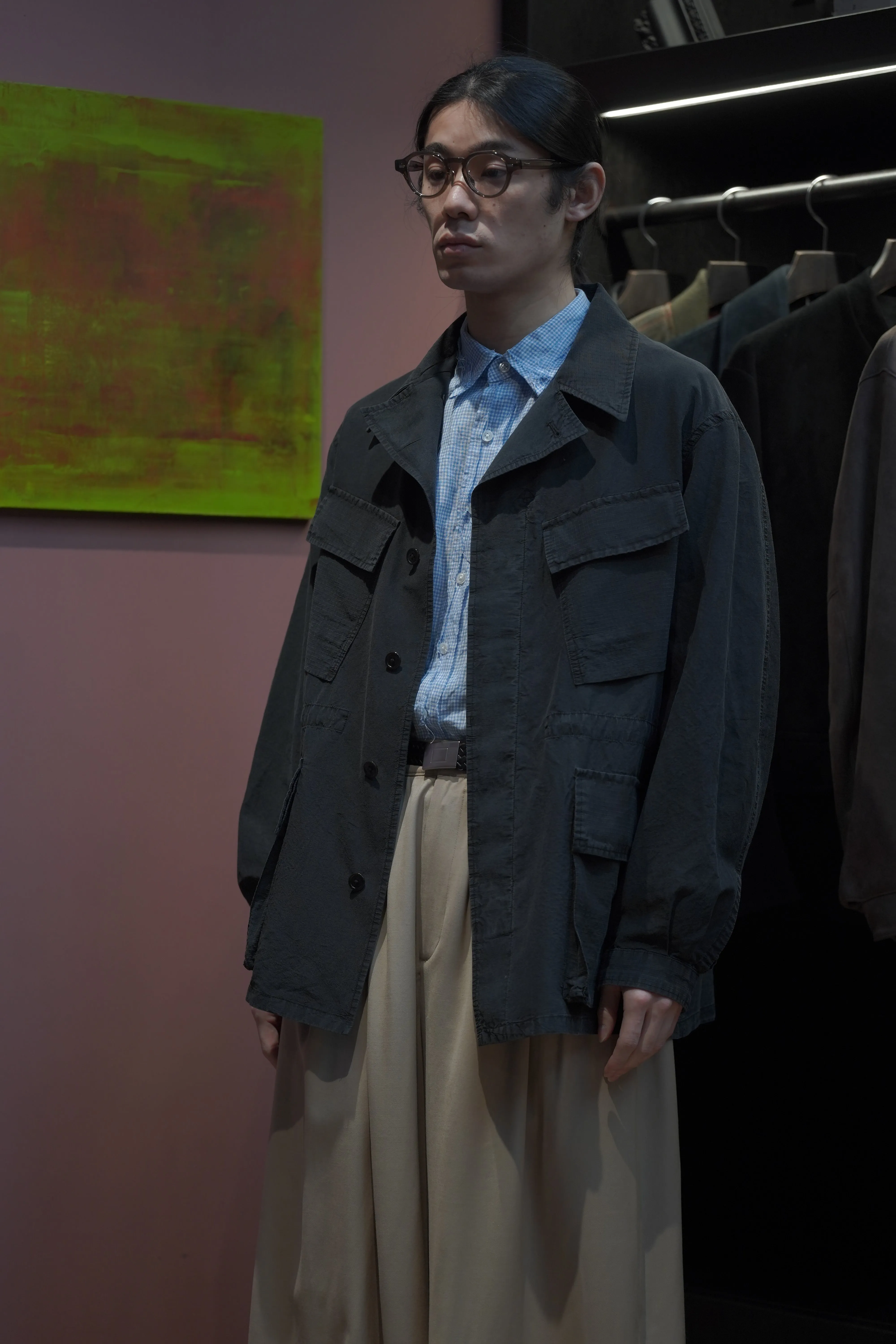 SARTO MILITARY JACKET (SMOKE BLACK) sold by CEDARWOOD product image thumbnail 4