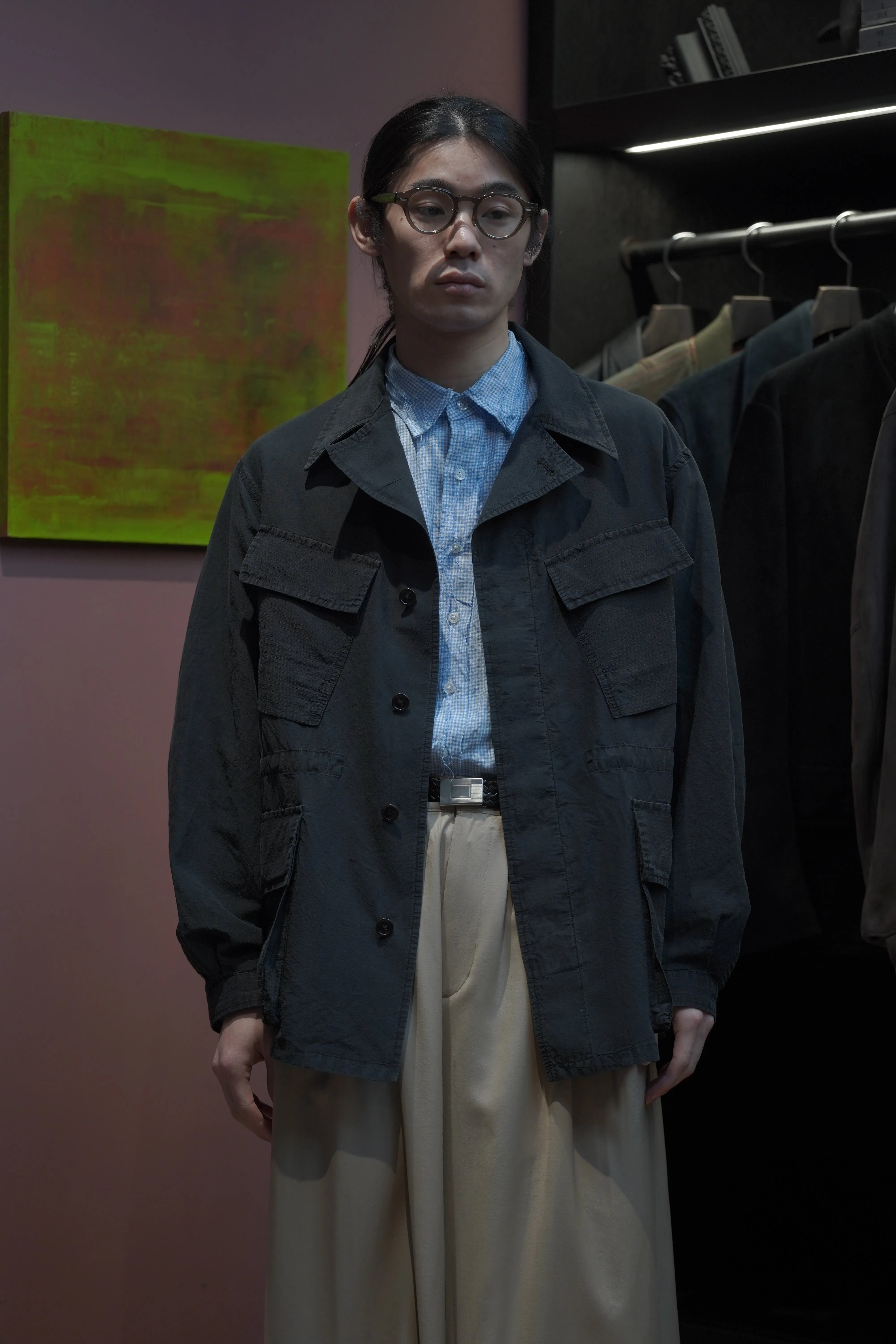 SARTO MILITARY JACKET (SMOKE BLACK) sold by CEDARWOOD product image thumbnail 3
