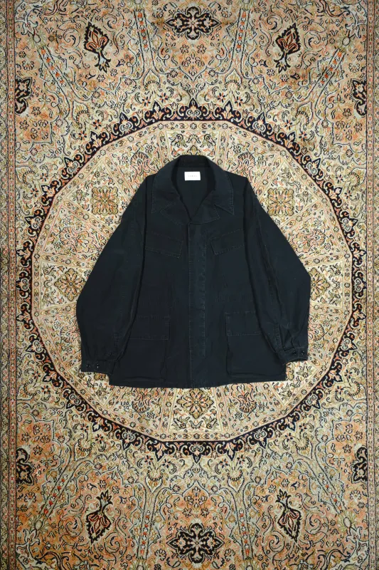 SARTO MILITARY JACKET (SMOKE BLACK) made by CEDARWOOD