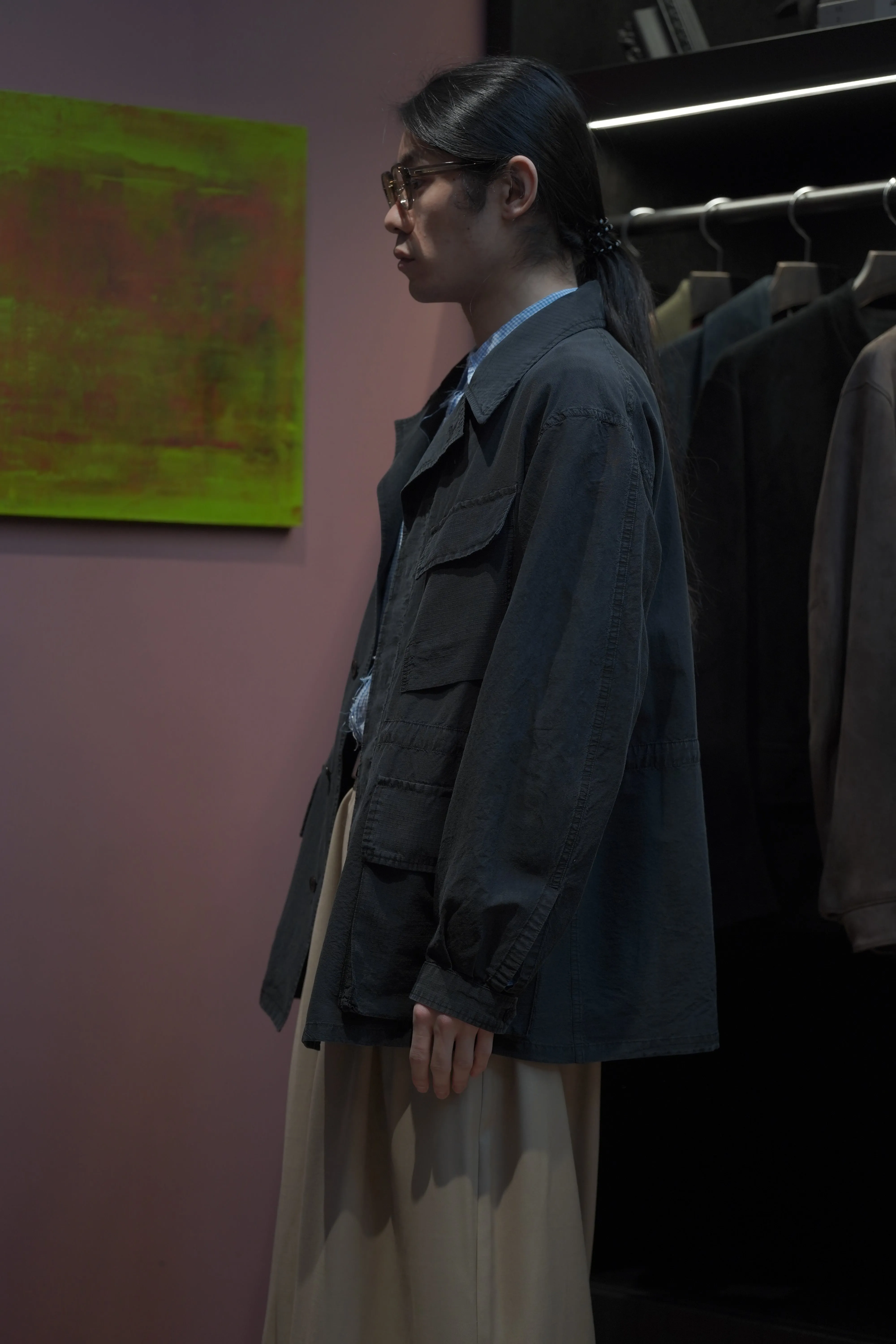 SARTO MILITARY JACKET (SMOKE BLACK) sold by CEDARWOOD product image thumbnail 5