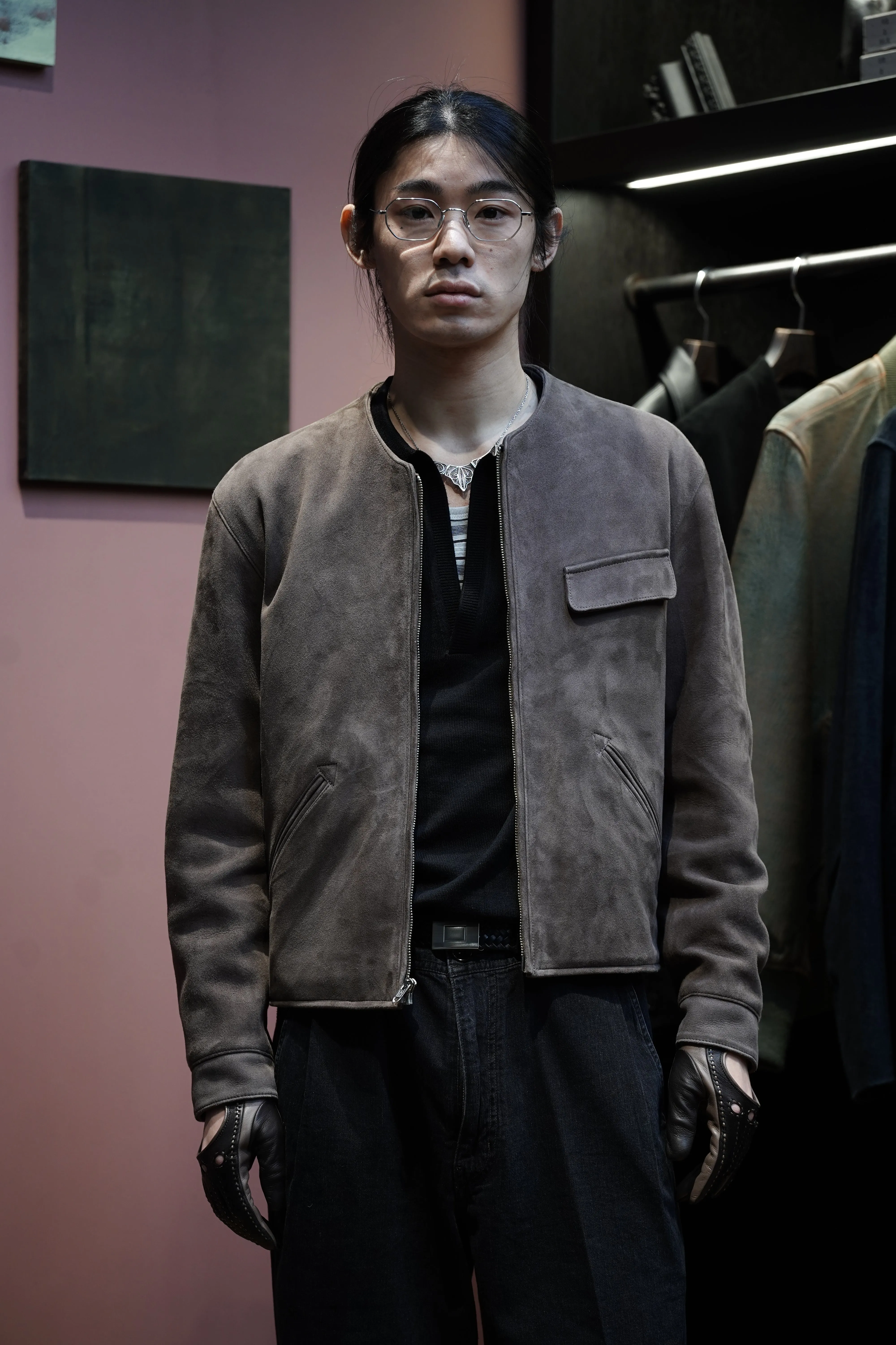 SARTO SUEDE LEATHER JACKET (ELK) sold by CEDARWOOD product image thumbnail 3