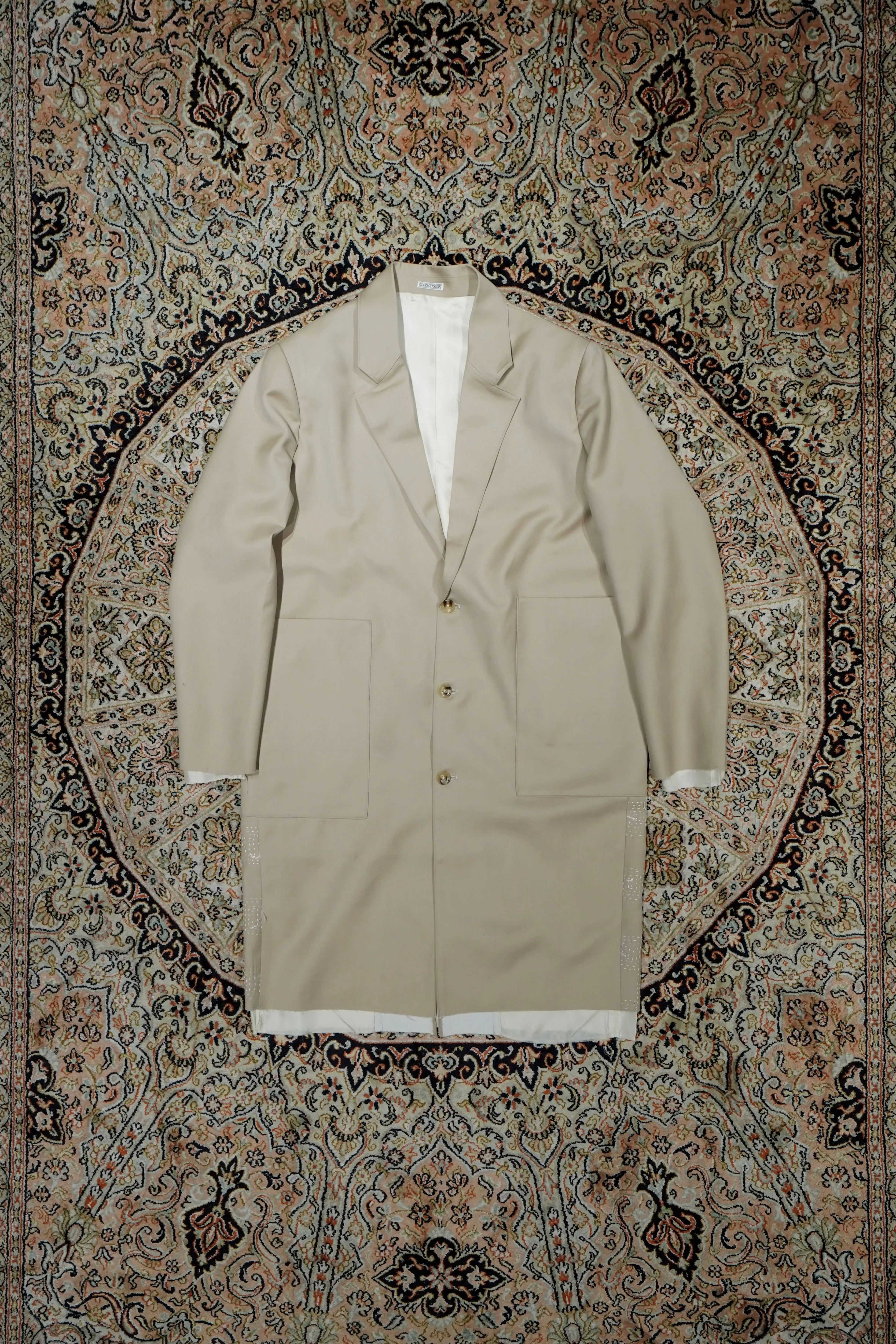 Glass Cypress Khaki Coat with Extended Lining (Khaki) sold by CEDARWOOD
