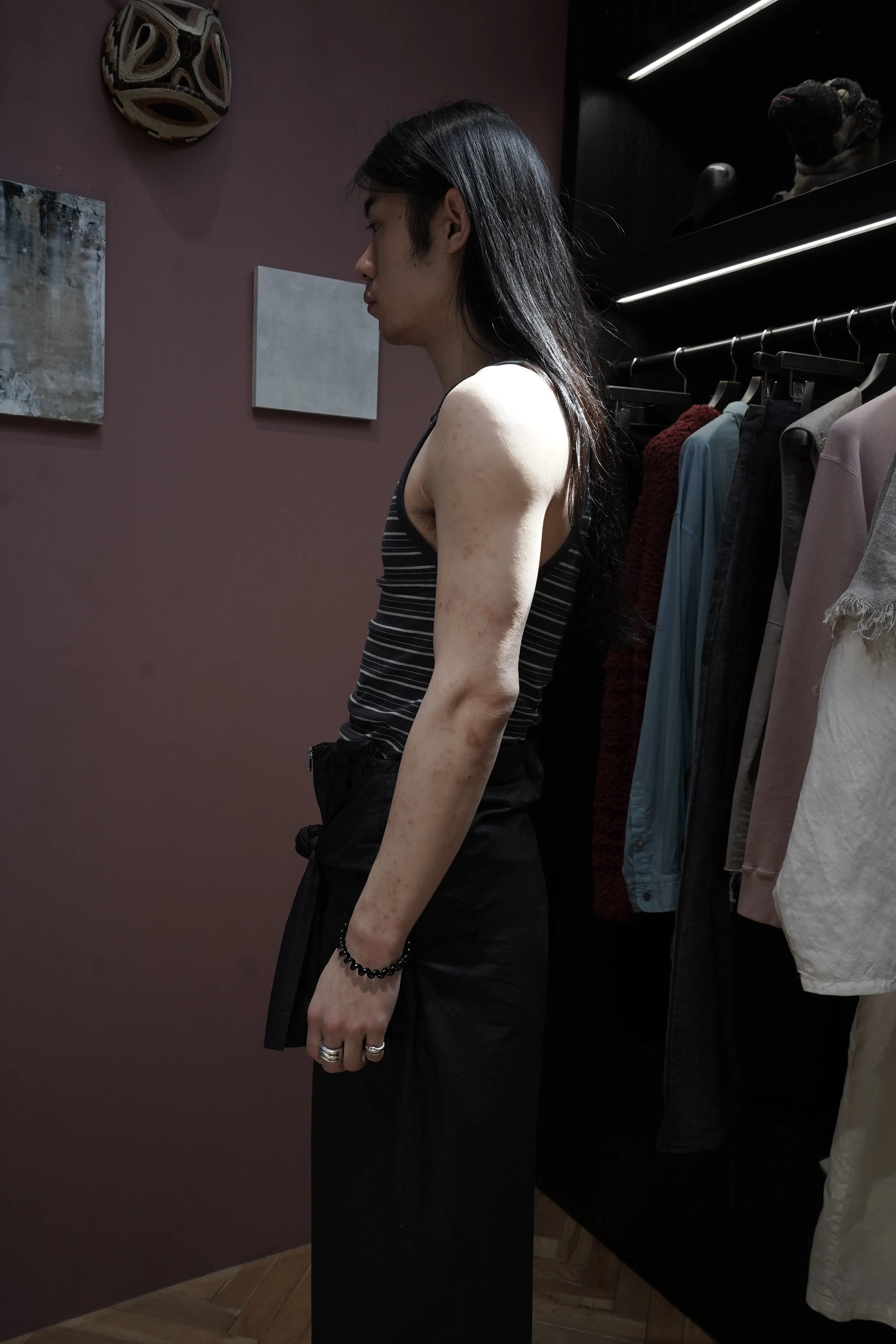 SUGARHILL STRIPE TIGHT TANK TOP (DARK NAVY) sold by CEDARWOOD product image thumbnail 5