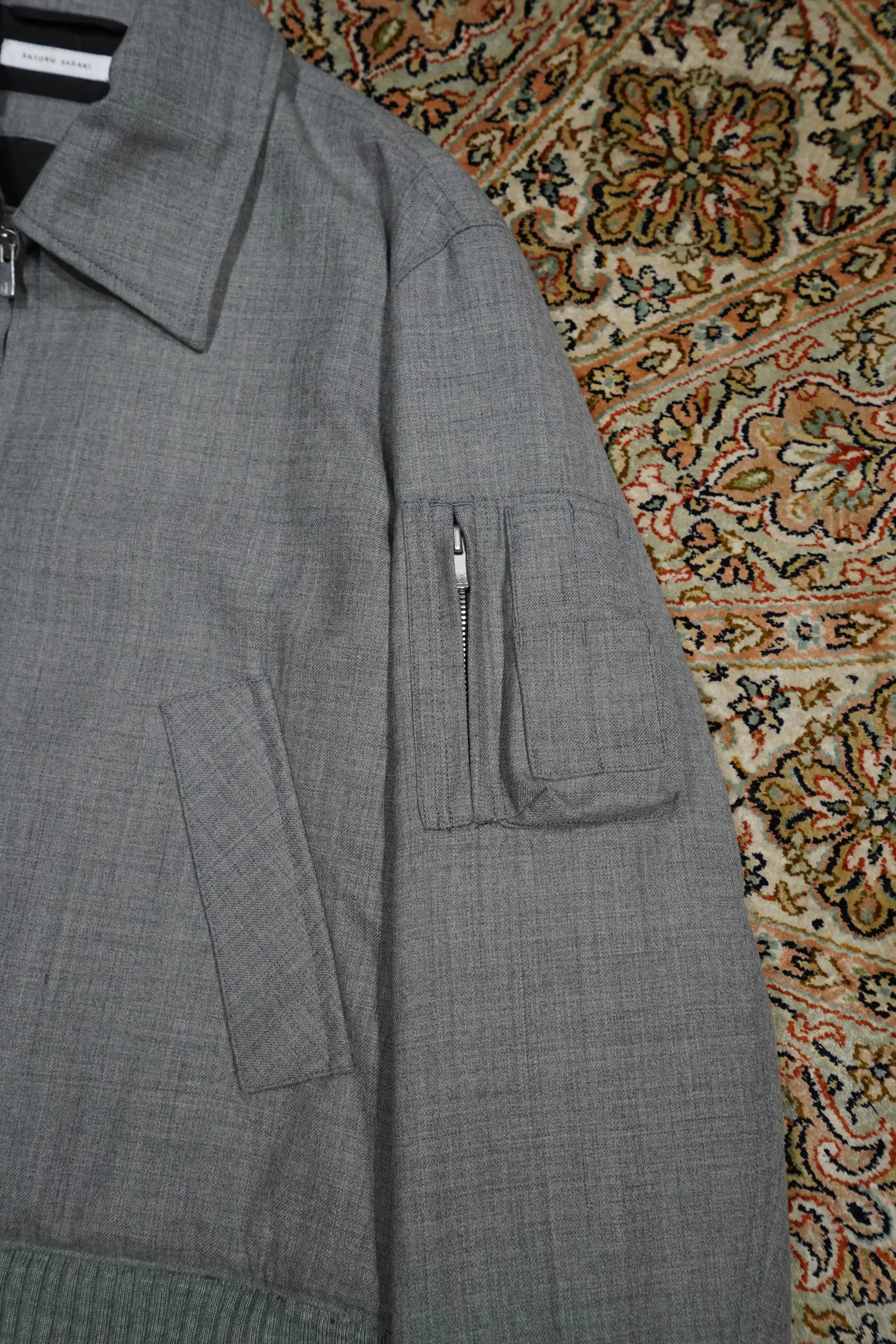 SATORU SASAKI TANKERS JACKET (GRAY) sold by CEDARWOOD product image thumbnail 3