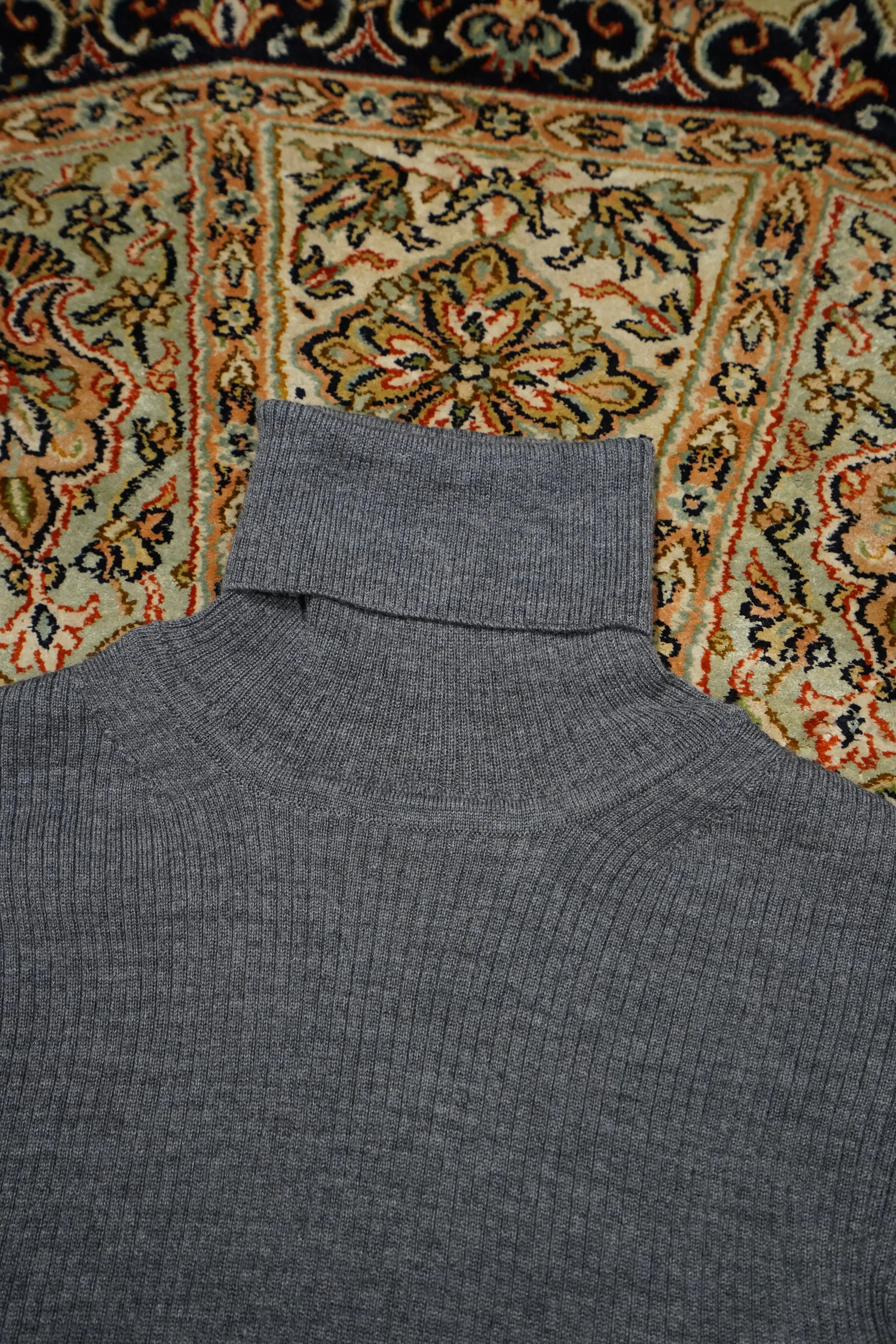 Wide Rib Turtleneck (GRAY) sold by CEDARWOOD product image thumbnail 2