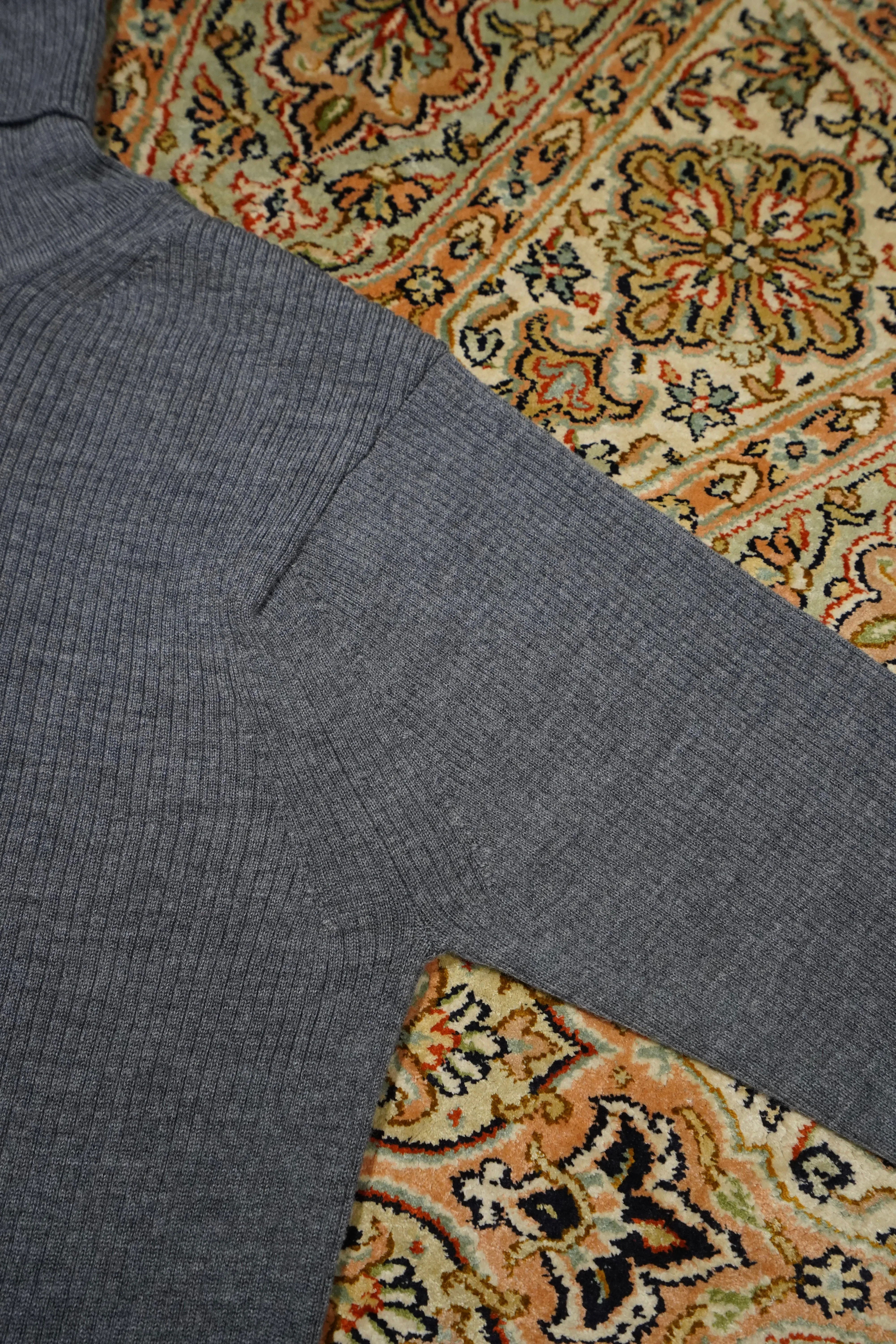 Wide Rib Turtleneck (GRAY) sold by CEDARWOOD product image thumbnail 3