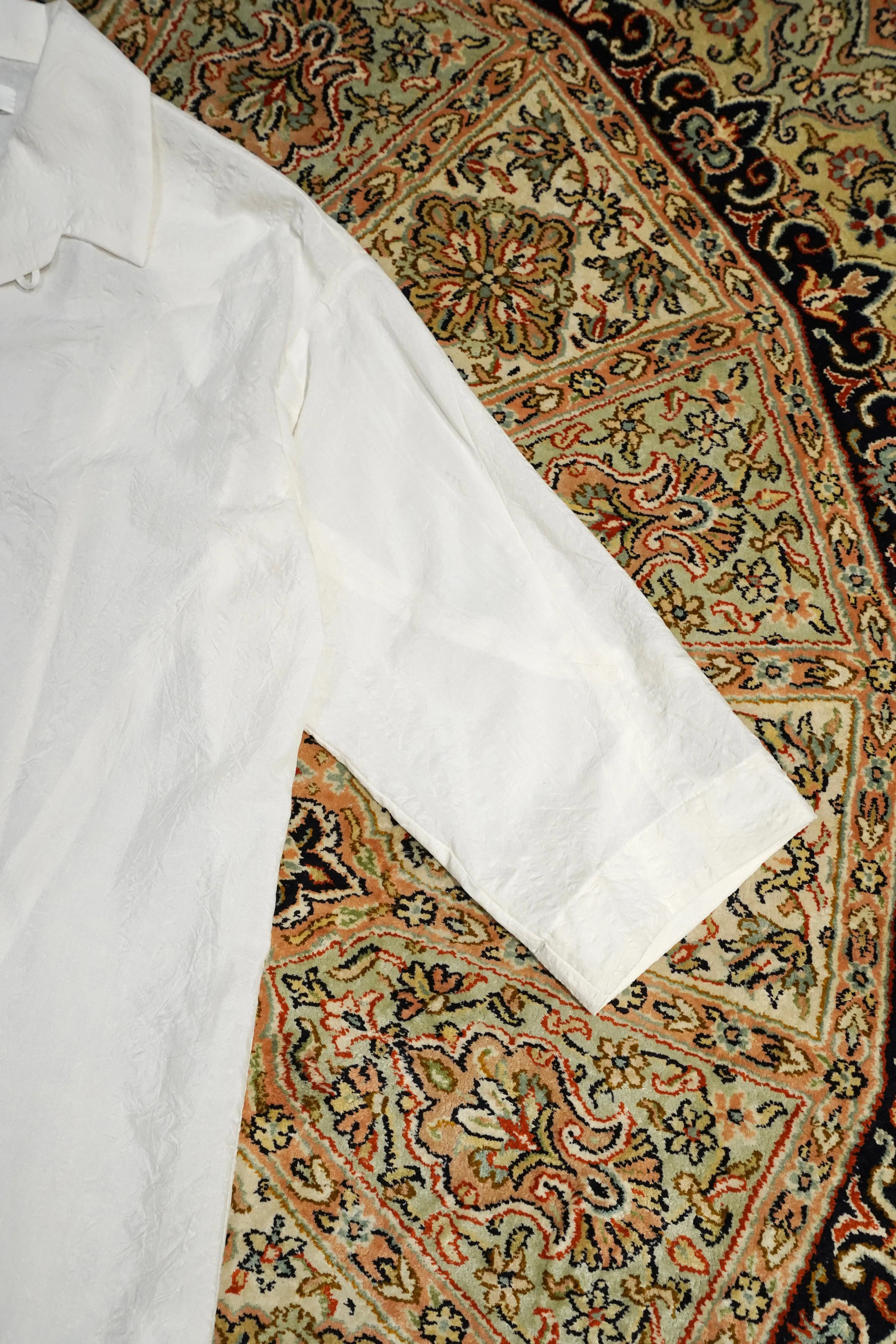 Nobuyuki Matsui Drop shoulder Italian collar shirts (White) sold by CEDARWOOD product image thumbnail 4
