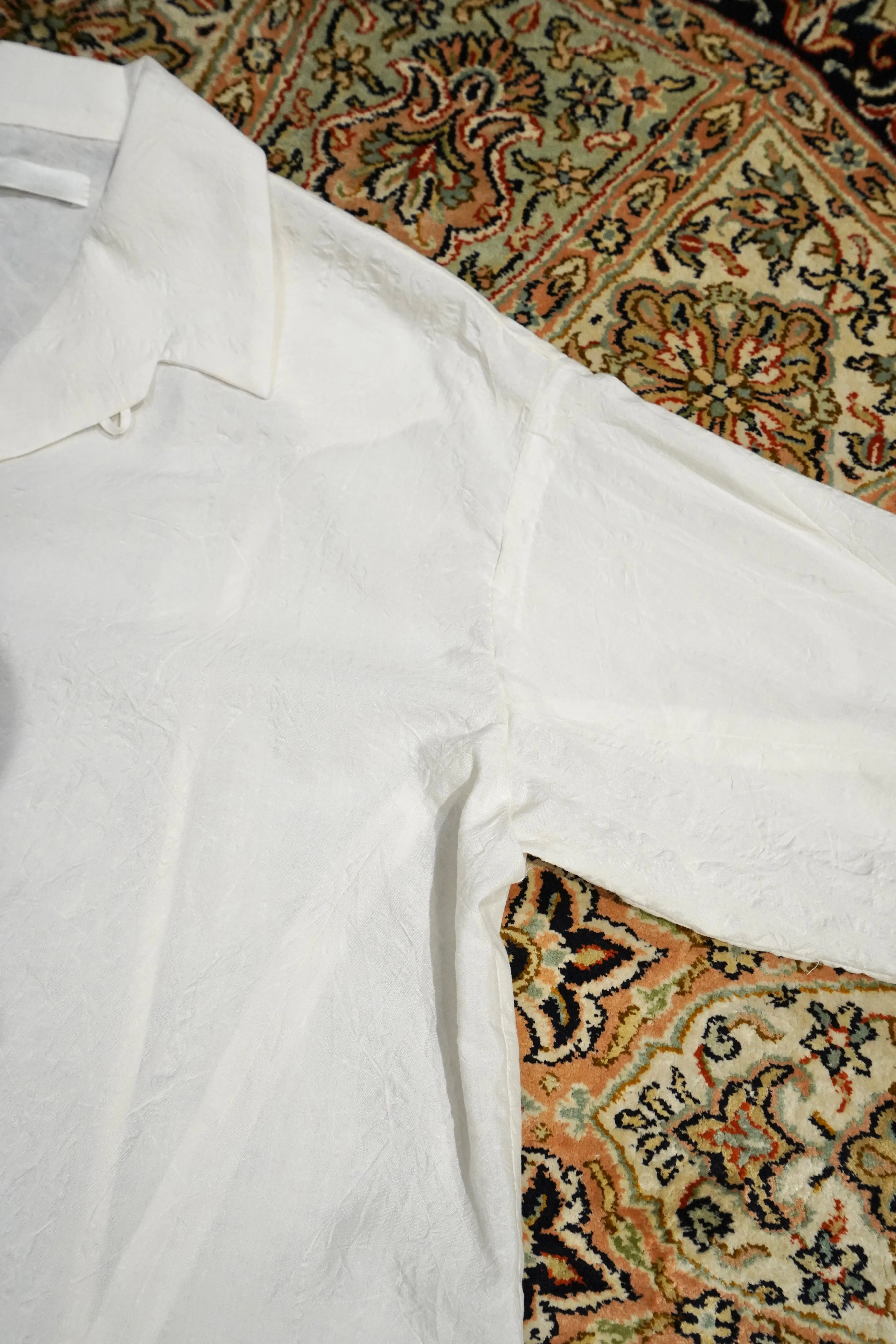 Nobuyuki Matsui Drop shoulder Italian collar shirts (White) sold by CEDARWOOD product image thumbnail 3