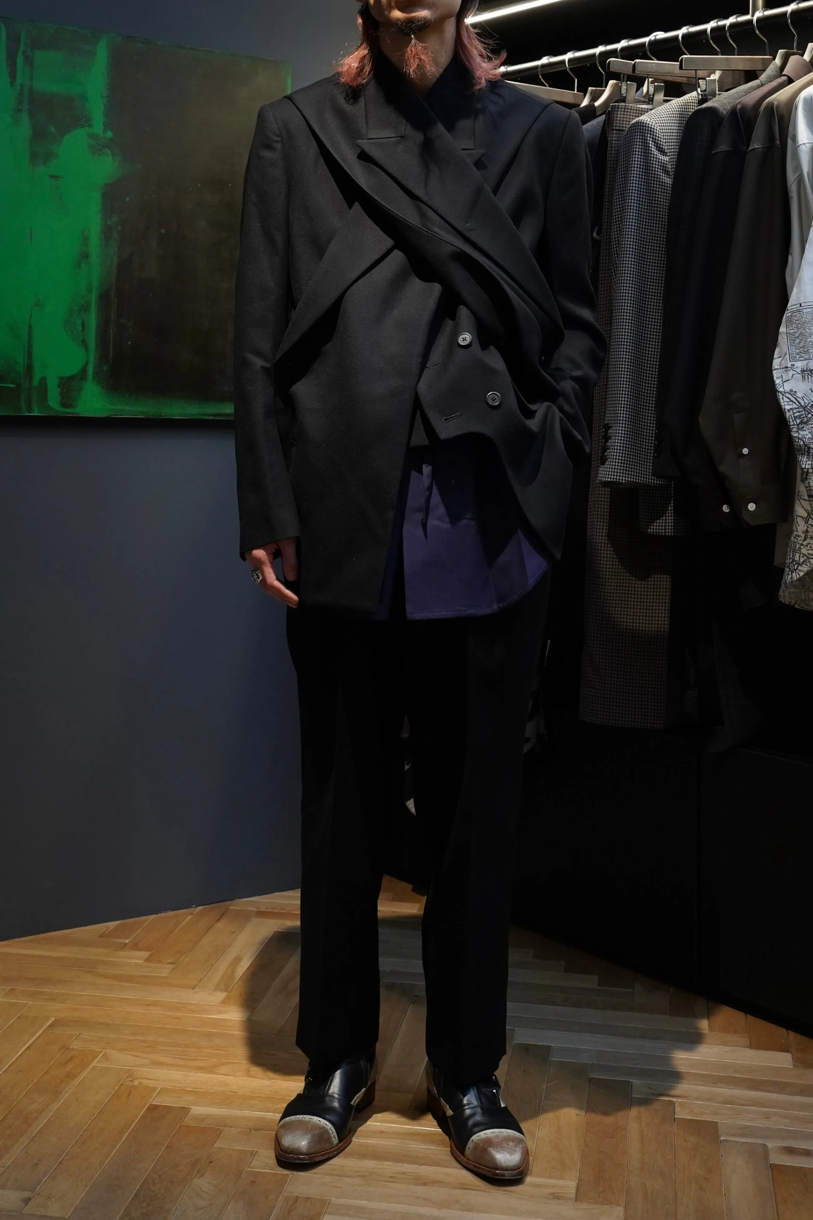 UJOH Layered Double JKT (Black) sold by CEDARWOOD product image thumbnail 2