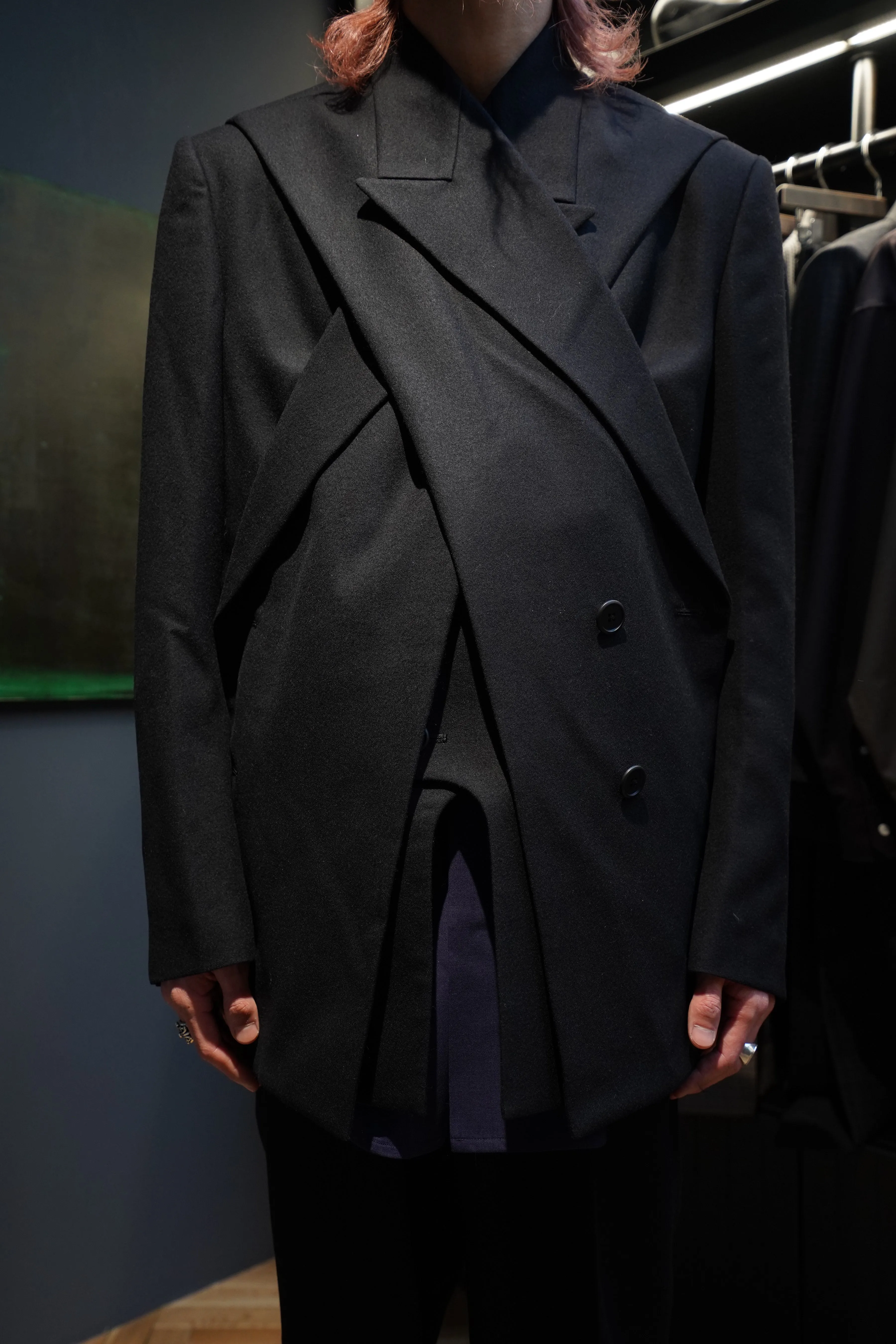 UJOH Layered Double JKT (Black) sold by CEDARWOOD product image thumbnail 3