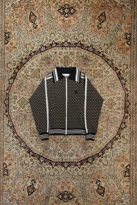 Sasquatchfabrix. RETRO TRACK JACKET (BLACK) made by CEDARWOOD