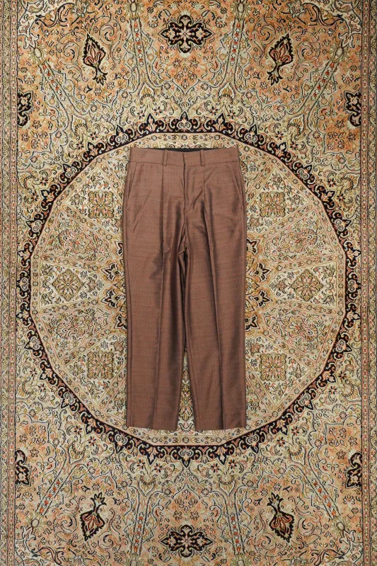 Nobuyuki Matsui Slacks(Orange Navy) made by CEDARWOOD