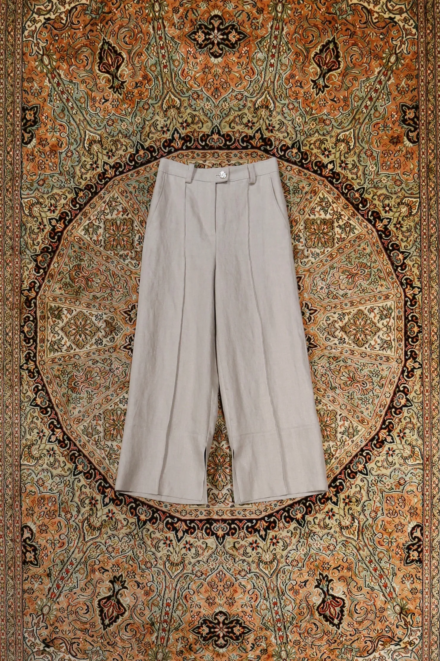 HERRINGBONE LINEN WIDE PT (BEIGE) sold by CEDARWOOD