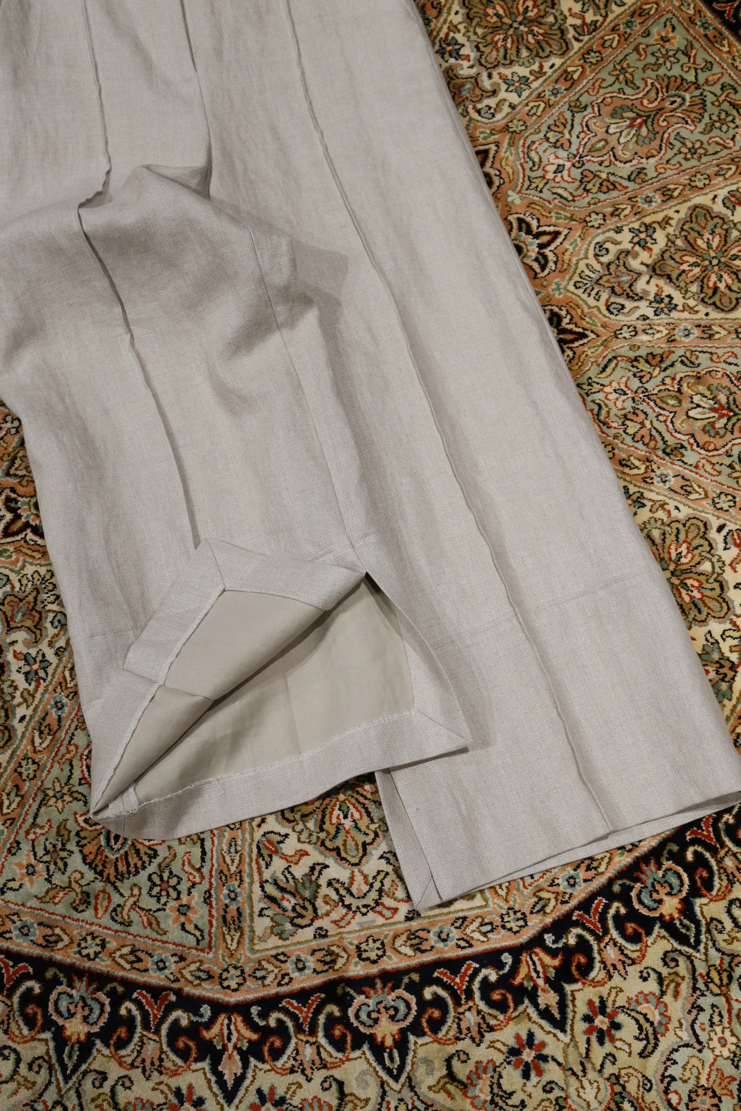 HERRINGBONE LINEN WIDE PT (BEIGE) sold by CEDARWOOD product image thumbnail 4