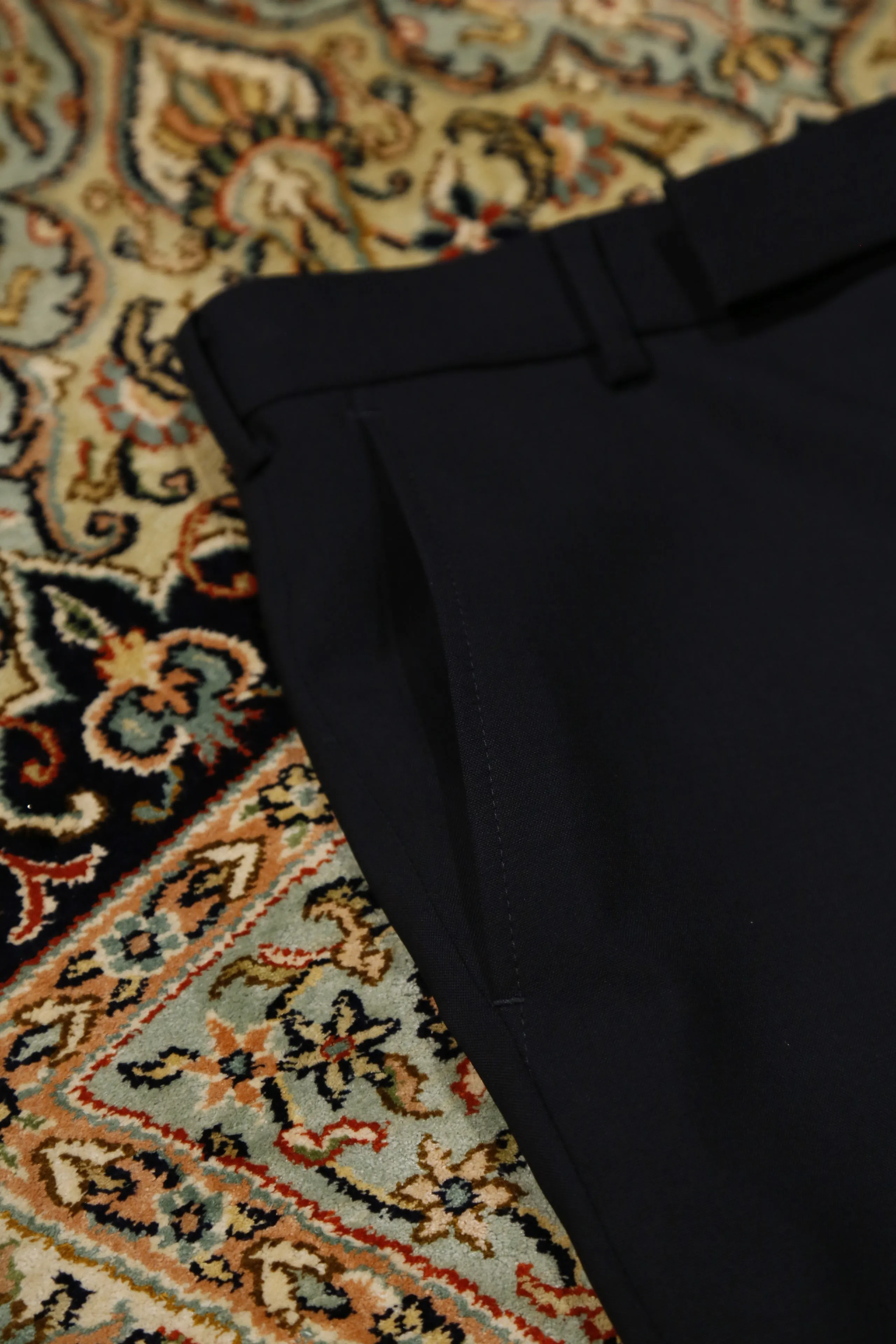 LITTLEBIG NAVY Slim Trousers (EXCLUSIVE) sold by CEDARWOOD product image thumbnail 4