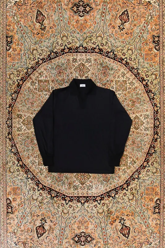 Skipper L/S Cutsew (BLACK) made by CEDARWOOD