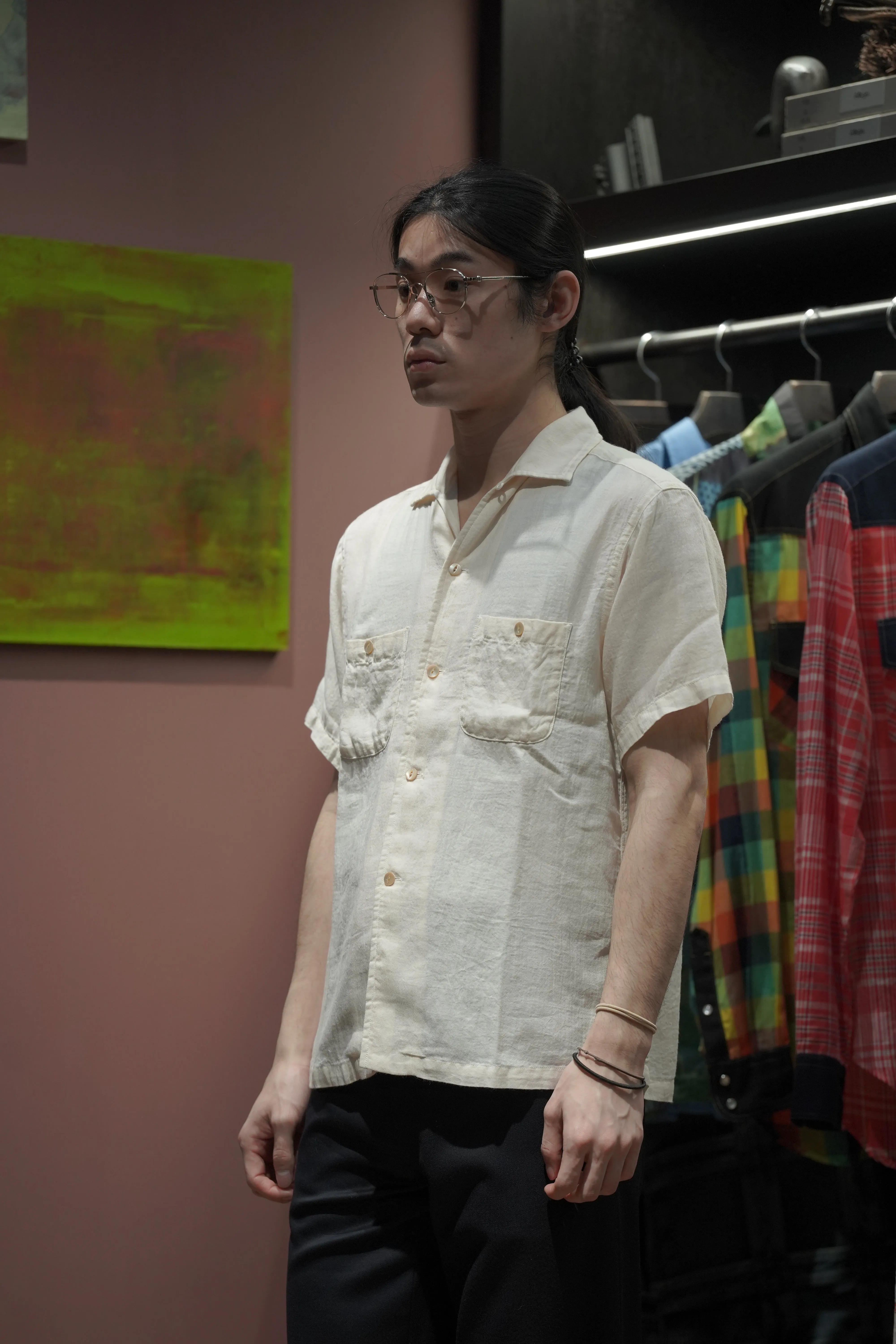 Taiga Takahashi SIR GUY SHIRT (IVORY) sold by CEDARWOOD product image thumbnail 4