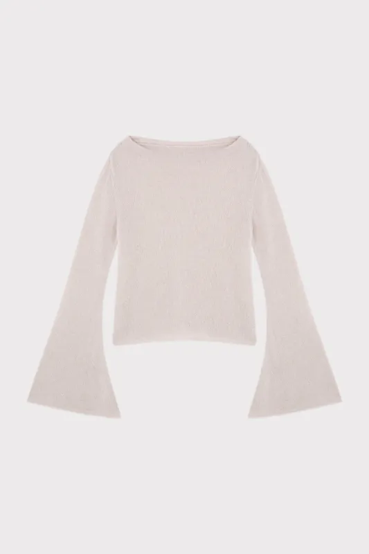 Ruby Hug Top Beige made by Flabelus