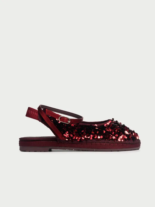 Flabelus X Sara Salamo Burgundy made by Flabelus