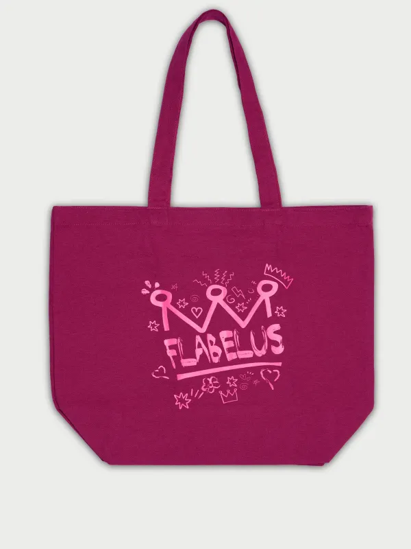 Tote Bag Sissi Crown made by Flabelus