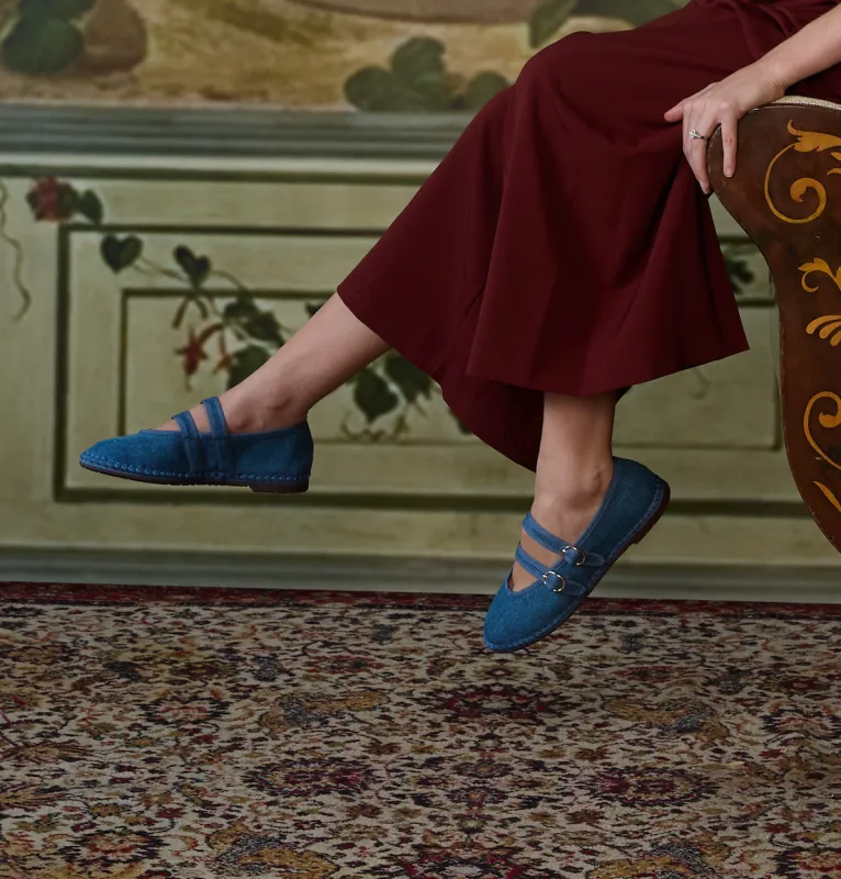 Claire Denim Blue made by Flabelus