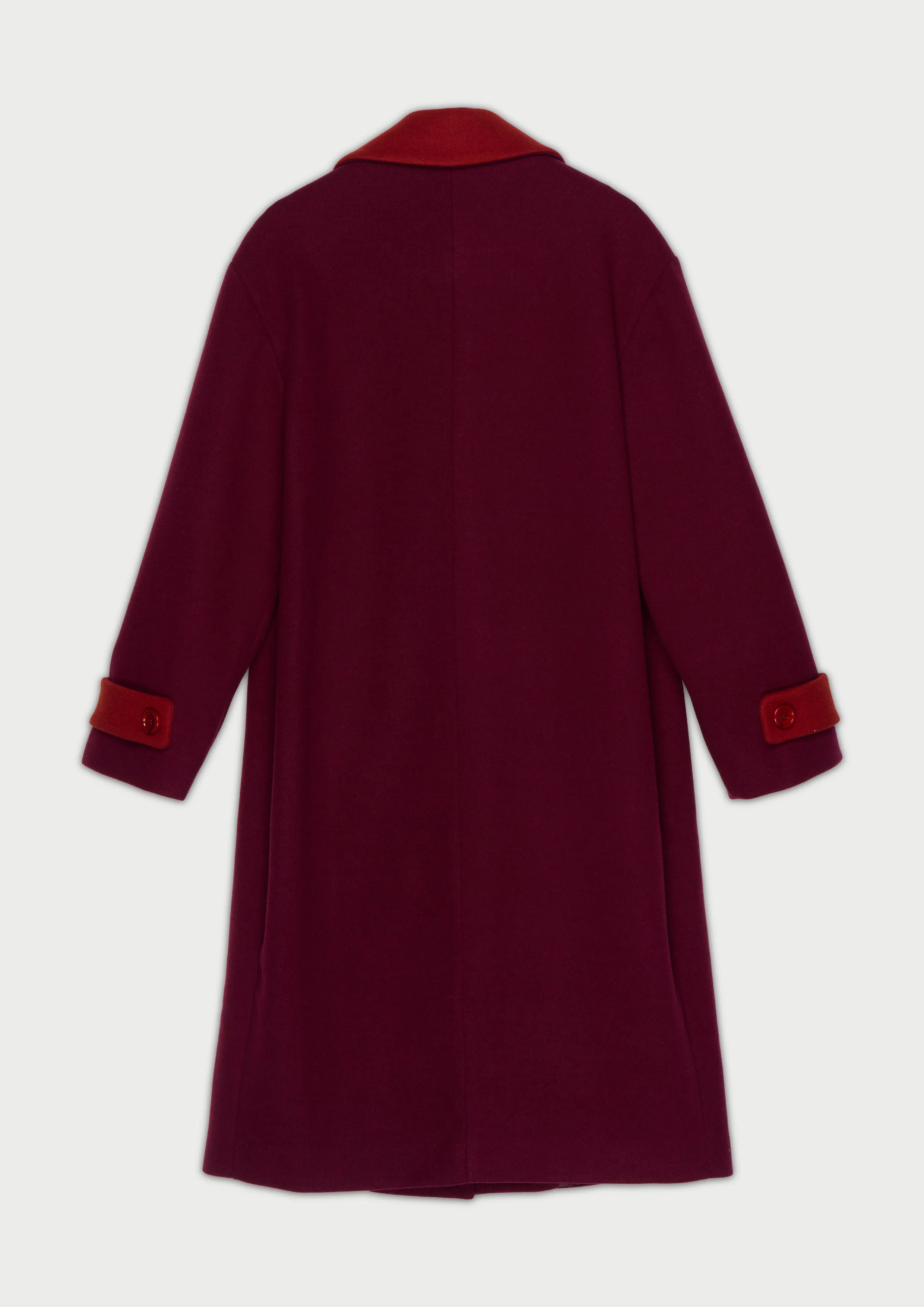 The duchess coat burgundy sold by Flabelus product image thumbnail 2