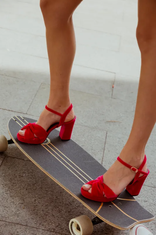 Mushu Sandal Pink made by Flabelus