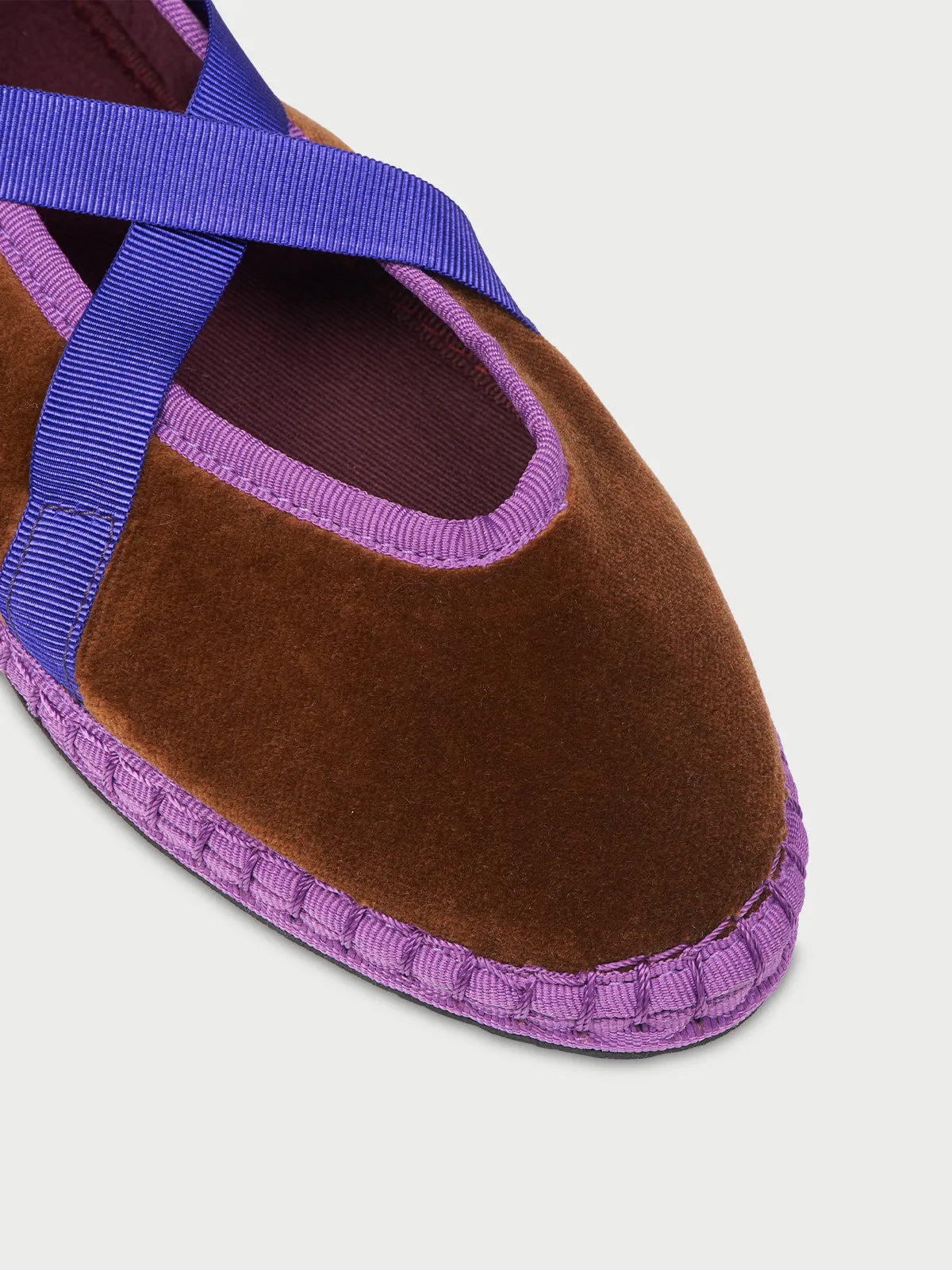 Eichiro Velvet Ribbon Brown sold by Flabelus product image thumbnail 3