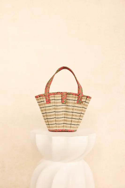 Palace Of Poppies- Mini Tropez Tote made by Flabelus
