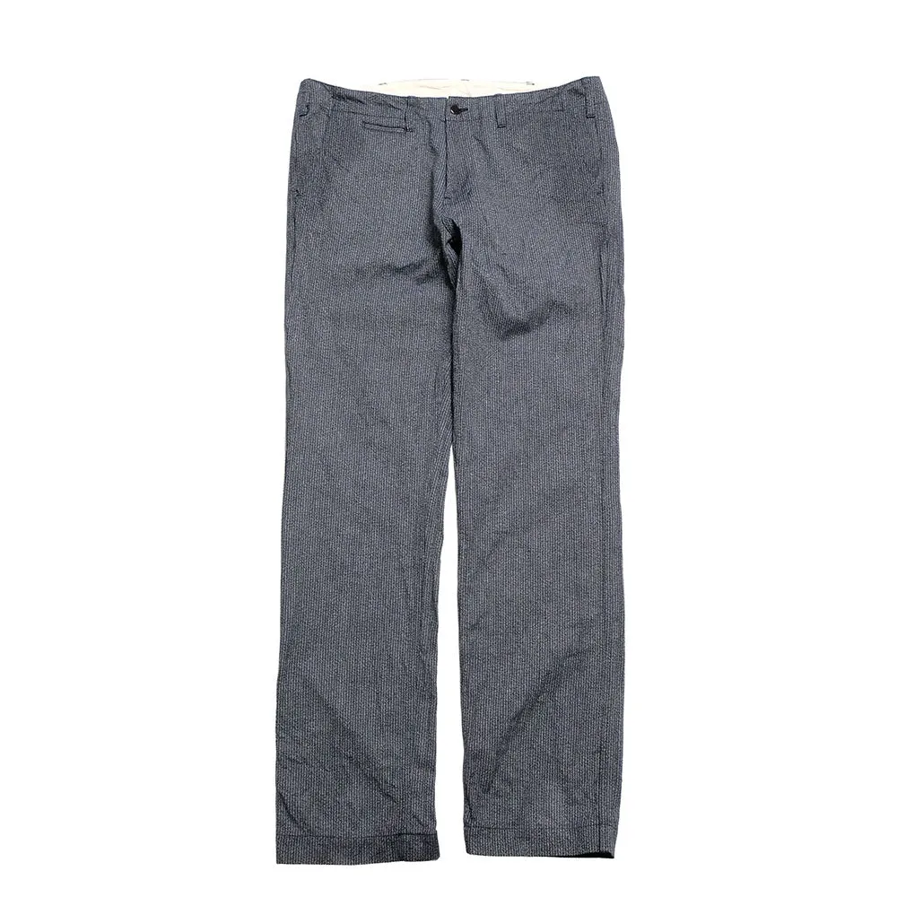 BURGUS PLUS - Stripe Covert Trousers - 401Z-73 sold by Burgus Plus product image thumbnail 3