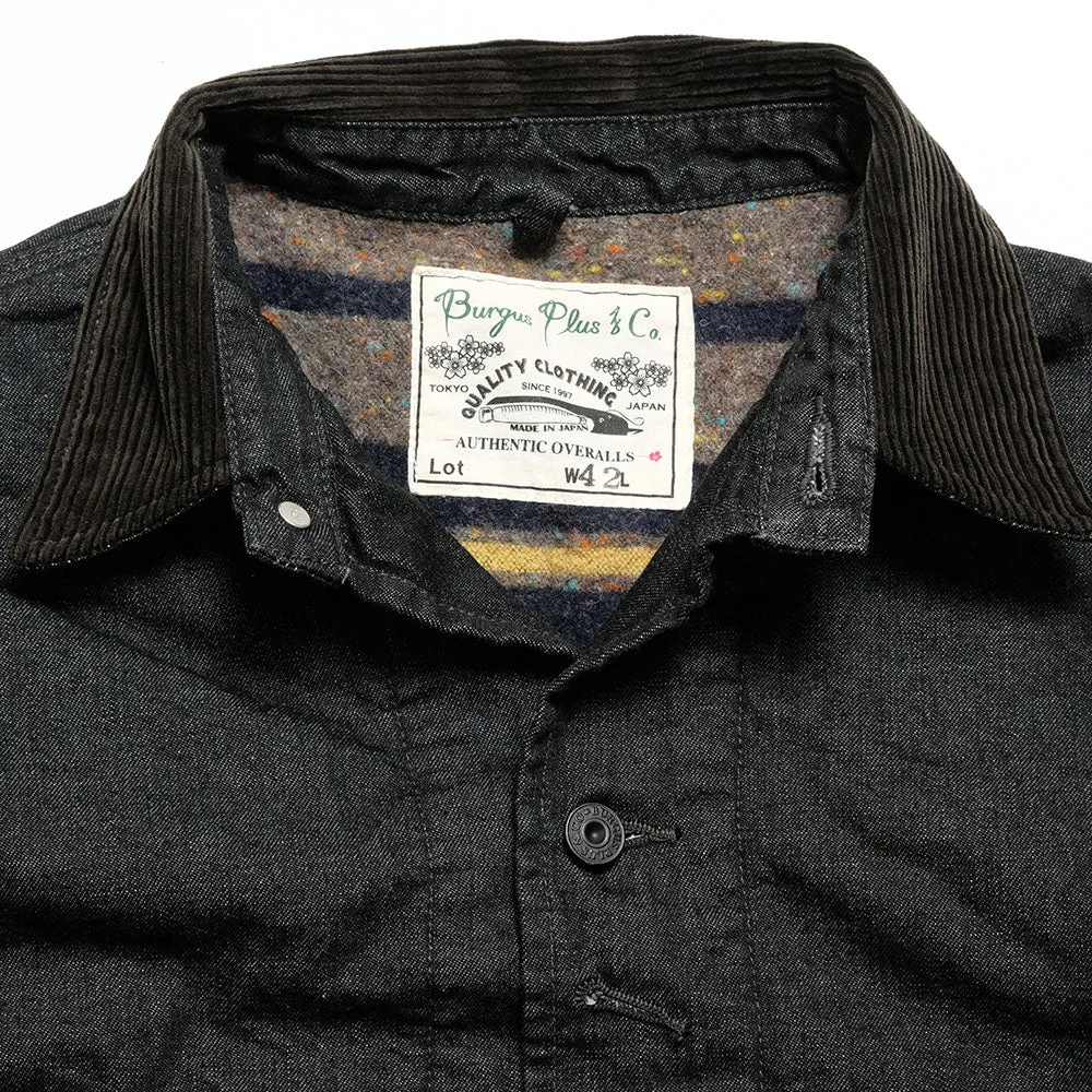 BURGUS PLUS - Blanket Lining 11oz Black Denim Coverall - BP25903 sold by Burgus Plus product image thumbnail 3