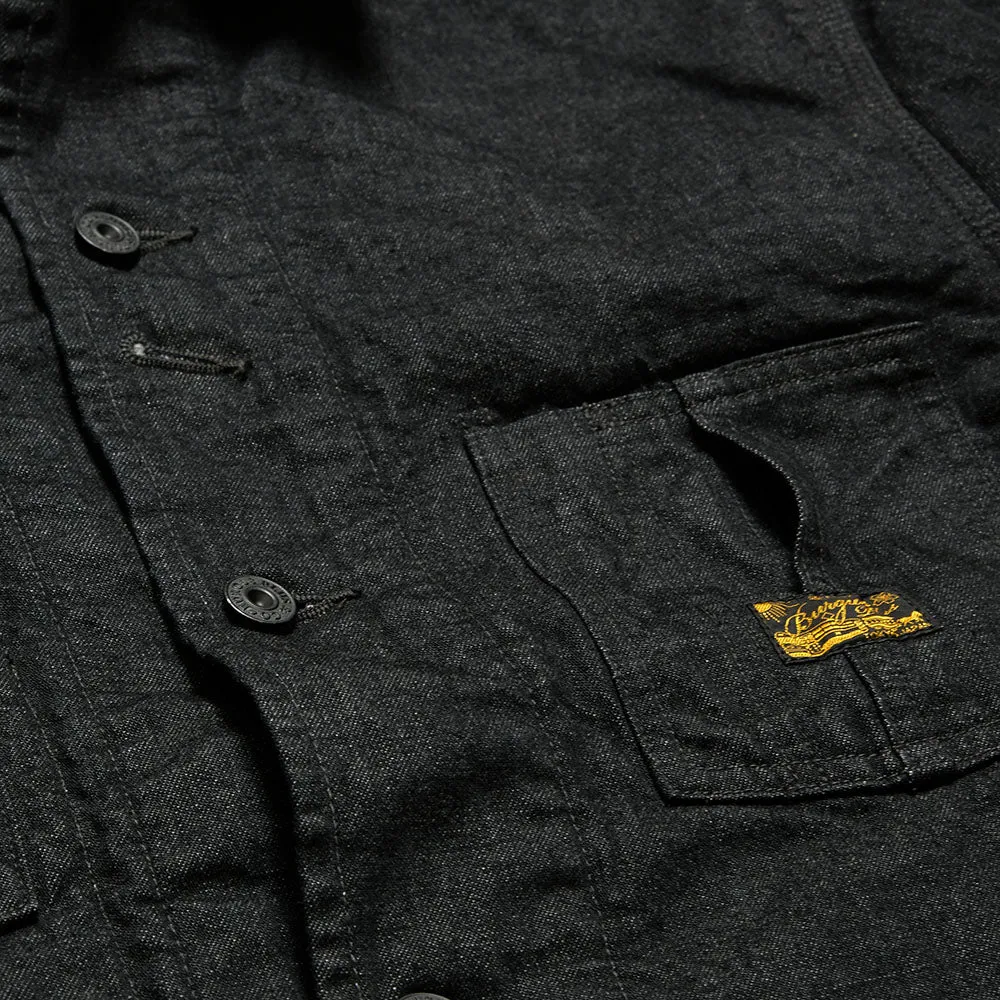 BURGUS PLUS - Blanket Lining 11oz Black Denim Coverall - BP25903 sold by Burgus Plus product image thumbnail 4