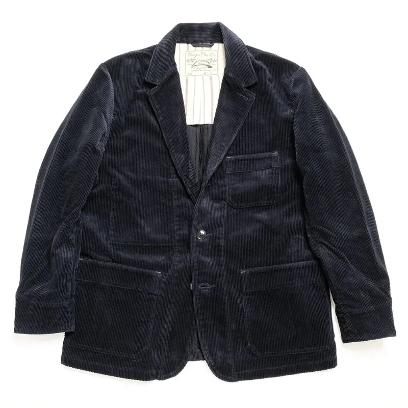 BURGUS PLUS - Wide Wale Corduroy 3BTN Jacket - BP25901 made by Burgus Plus