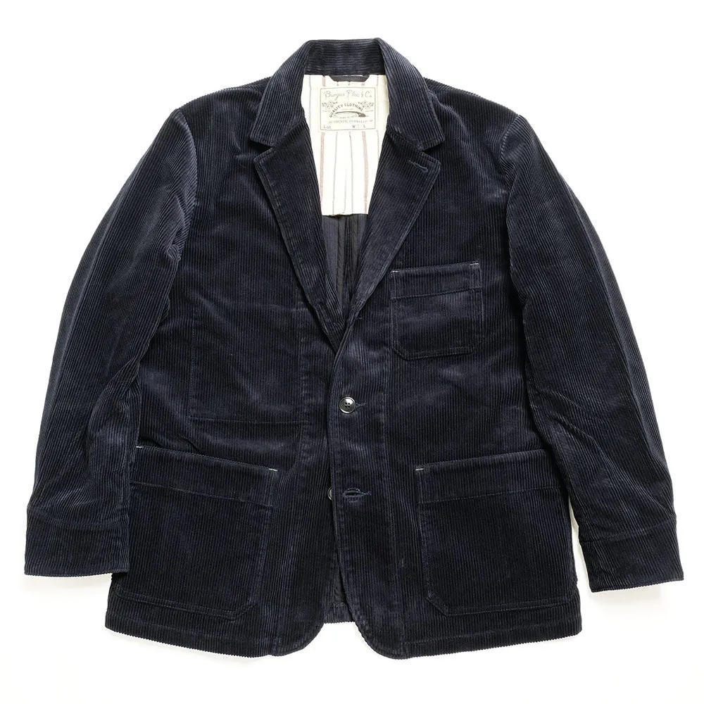 BURGUS PLUS - Wide Wale Corduroy 3BTN Jacket - BP25901 sold by Burgus Plus