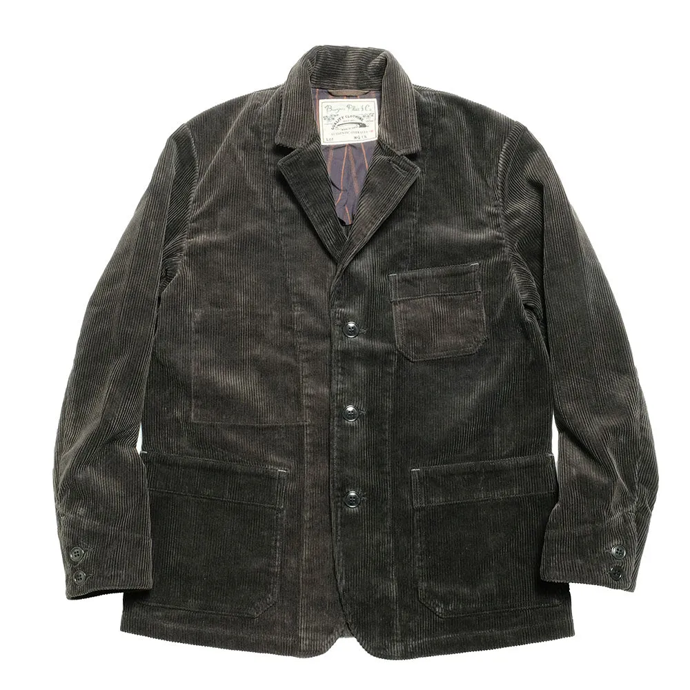 Burgus Plus - Wide Wale Corduroy 3BTN Jacket - BP17901-2 sold by Burgus Plus product image thumbnail 2