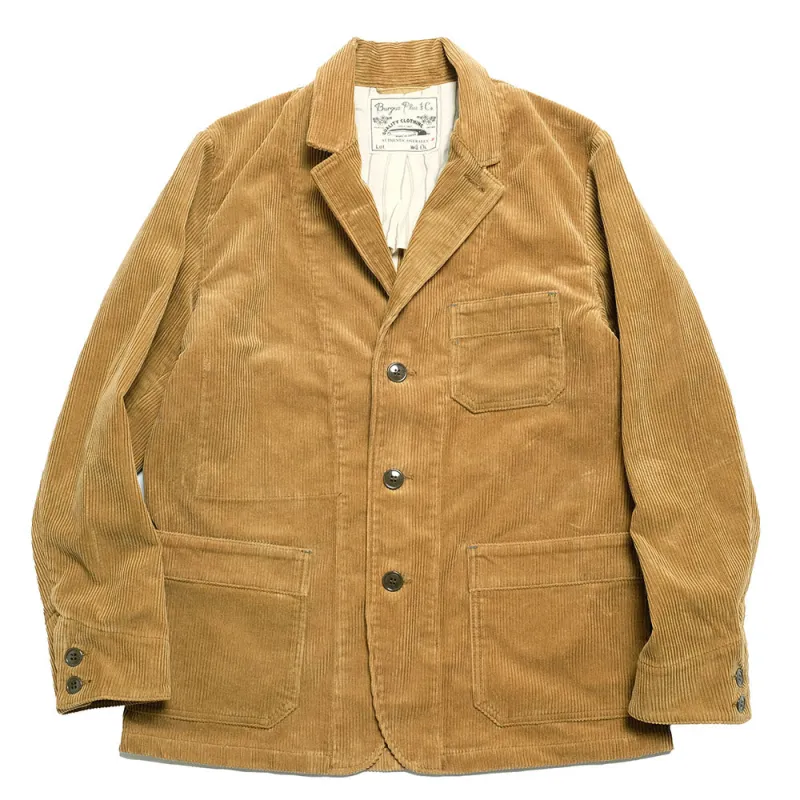 Burgus Plus - Wide Wale Corduroy 3BTN Jacket - BP17901-2 made by Burgus Plus
