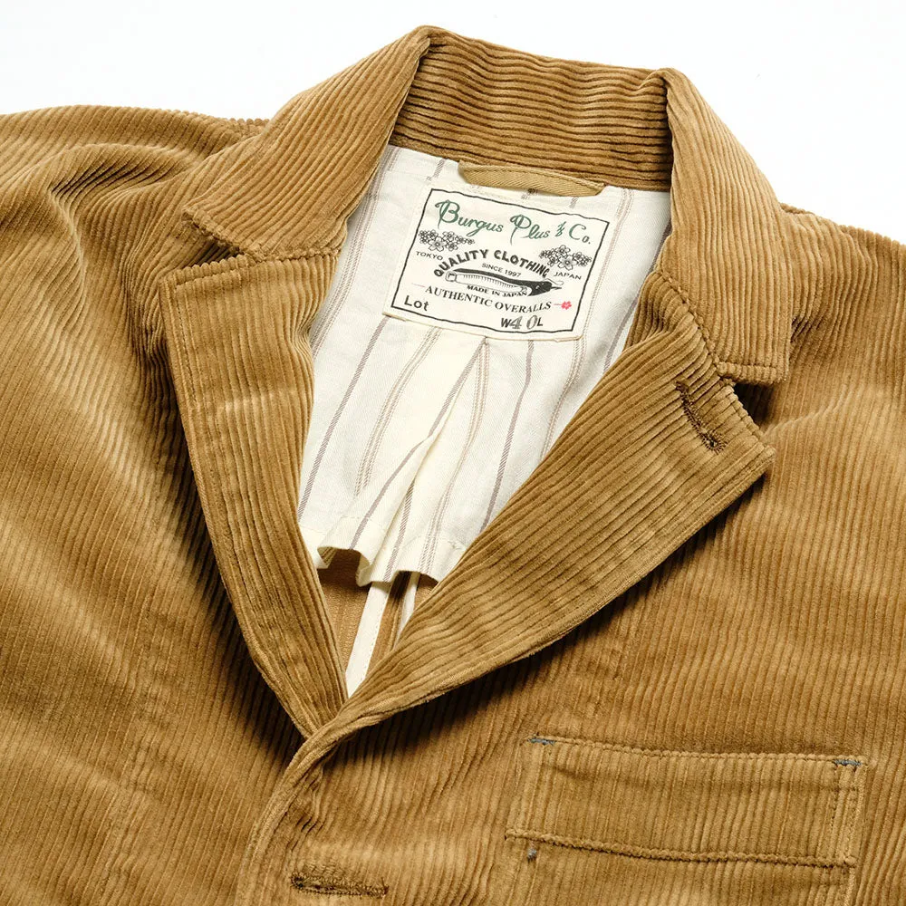 Burgus Plus - Wide Wale Corduroy 3BTN Jacket - BP17901-2 sold by Burgus Plus product image thumbnail 4