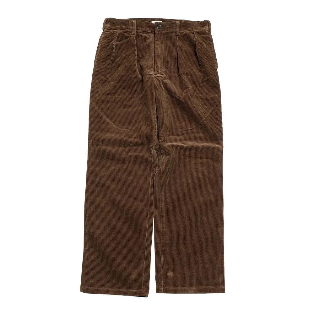 BURGUS PLUS - Wide Wale Corduroy 2Tuck Trousers - BP25304 sold by Burgus Plus product image thumbnail 2