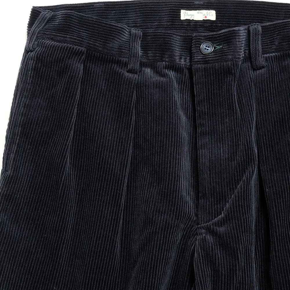 BURGUS PLUS - Wide Wale Corduroy 2Tuck Trousers - BP25304 sold by Burgus Plus product image thumbnail 4