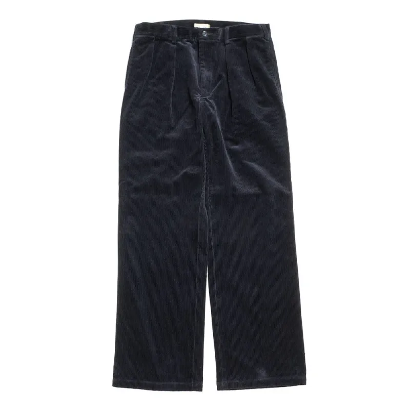 BURGUS PLUS - Wide Wale Corduroy 2Tuck Trousers - BP25304 made by Burgus Plus