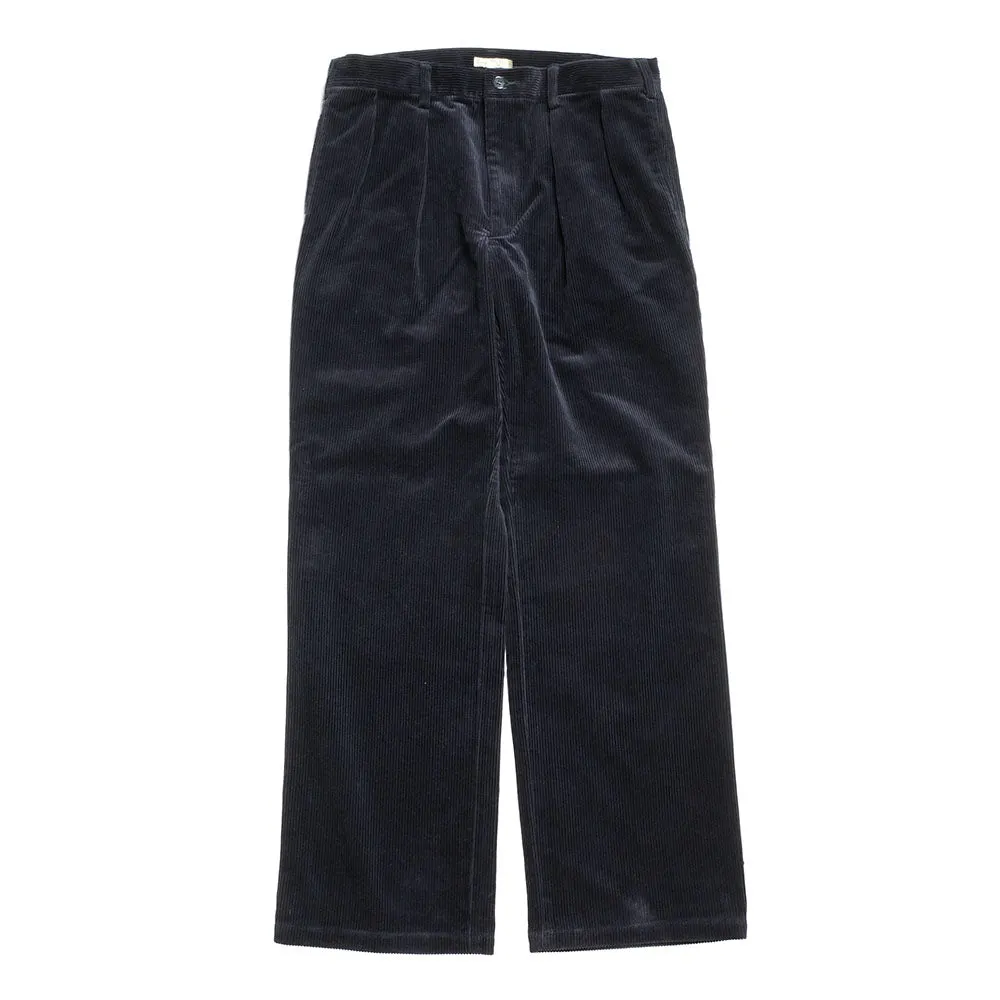 BURGUS PLUS - Wide Wale Corduroy 2Tuck Trousers - BP25304 sold by Burgus Plus