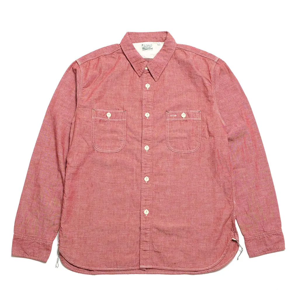 BURGUS PLUS - HBP-300CH Chambray Work Shirt - HBP-300CH sold by Burgus Plus product image thumbnail 2