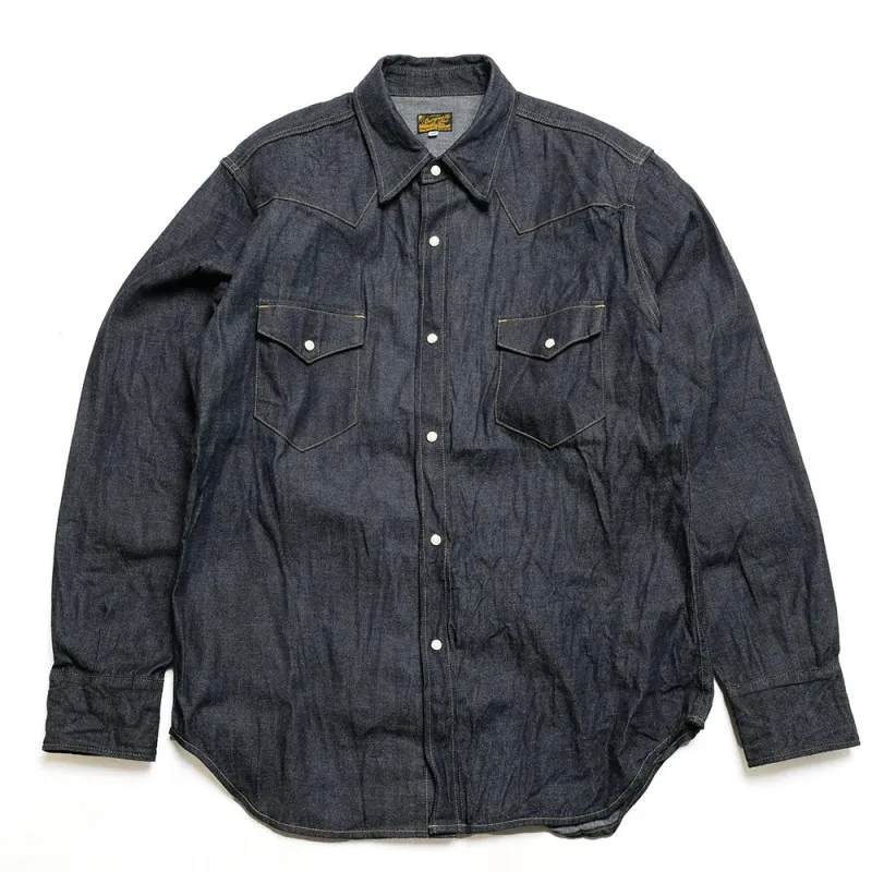 BURGUS PLUS - 8oz Denim Western Shirt - HBP-301WS made by Burgus Plus