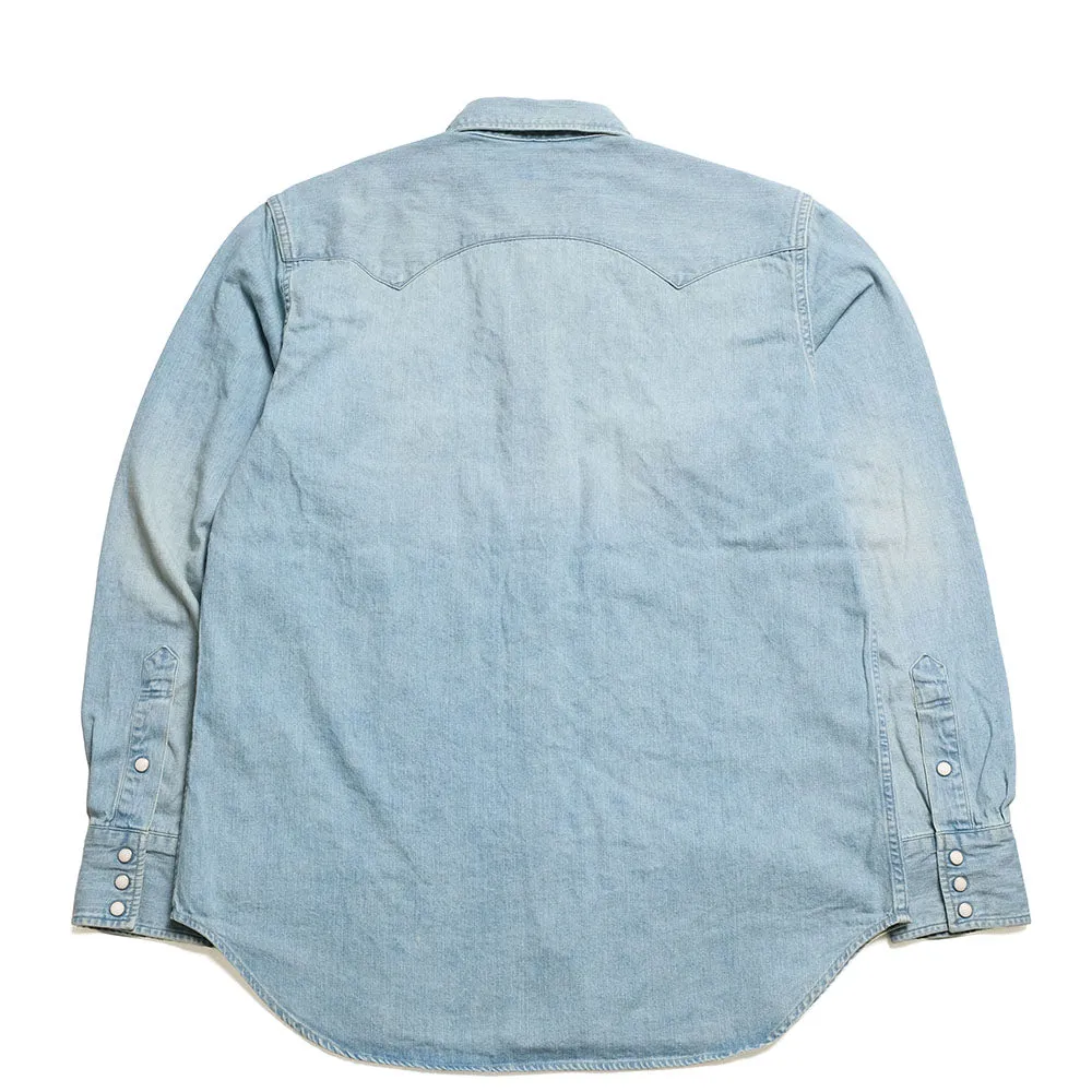 BURGUS PLUS - 8oz Denim Western Shirt - Super Light Used - HBP-301WS-SLU sold by Burgus Plus product image thumbnail 2