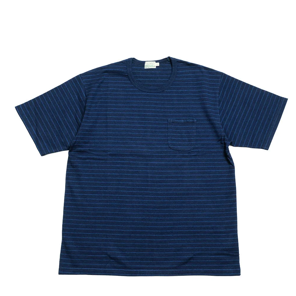 BURGUS PLUS - Indigo Pocket T-shirt - HBP-029 sold by Burgus Plus product image thumbnail 2