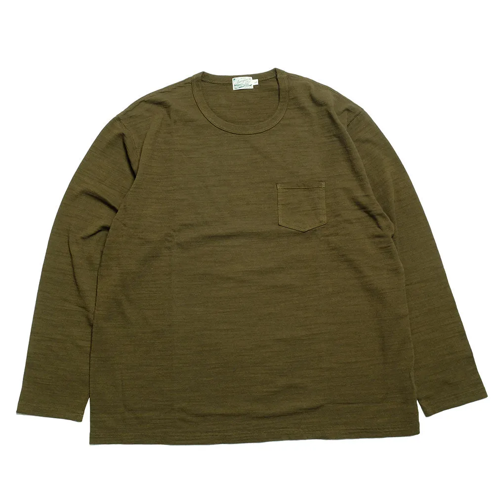 BURGUS PLUS - Slub Pocket L/S T - HBP-030-shirt sold by Burgus Plus product image thumbnail 3