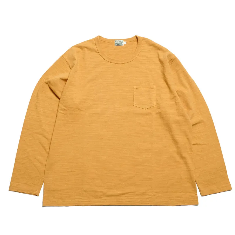 BURGUS PLUS - Slub Pocket L/S T - HBP-030-shirt made by Burgus Plus