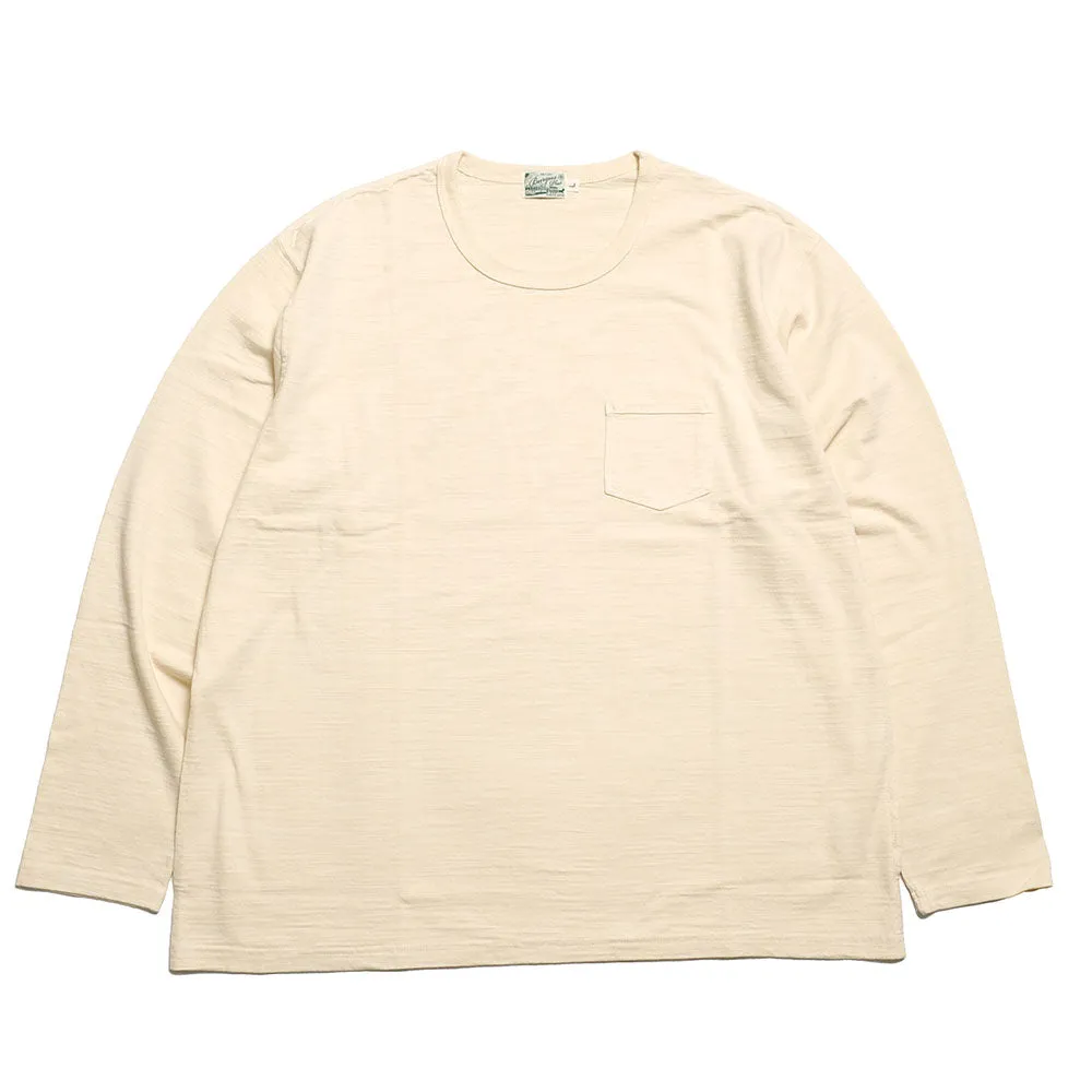 BURGUS PLUS - Slub Pocket L/S T - HBP-030-shirt sold by Burgus Plus product image thumbnail 2