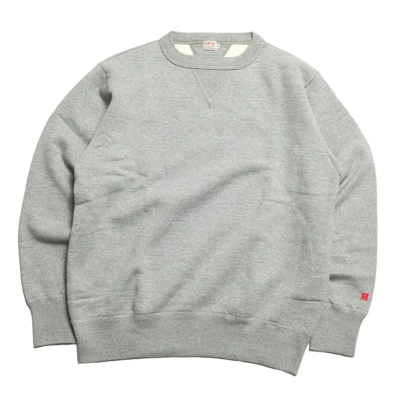 HINOYA - SET-IN CREW NECK SWEATSHIRT - H-008 made by Hinoya