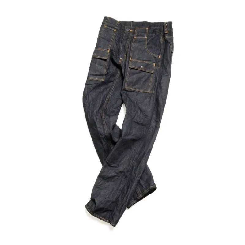 BURGUS PLUS - 15oz Selvedge Denim - Lot.500 BUSH PANTS - 500-23 made by Burgus Plus